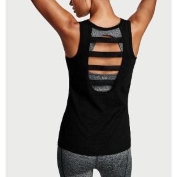 Victoria's Secret Tops - Victoria’s Secret Sport Open Back Workout Tank Top